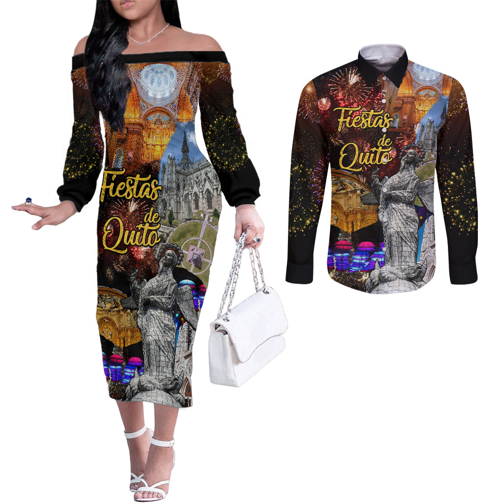 ecuador-couples-matching-off-the-shoulder-long-sleeve-dress-and-long-sleeve-button-shirt-fiestas-de-quito-2023-unique-version