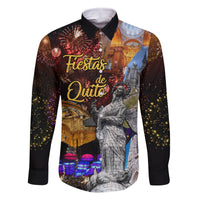 Ecuador Family Matching Long Sleeve Bodycon Dress and Hawaiian Shirt Fiestas de Quito 2023 Unique Version - Wonder Print Shop