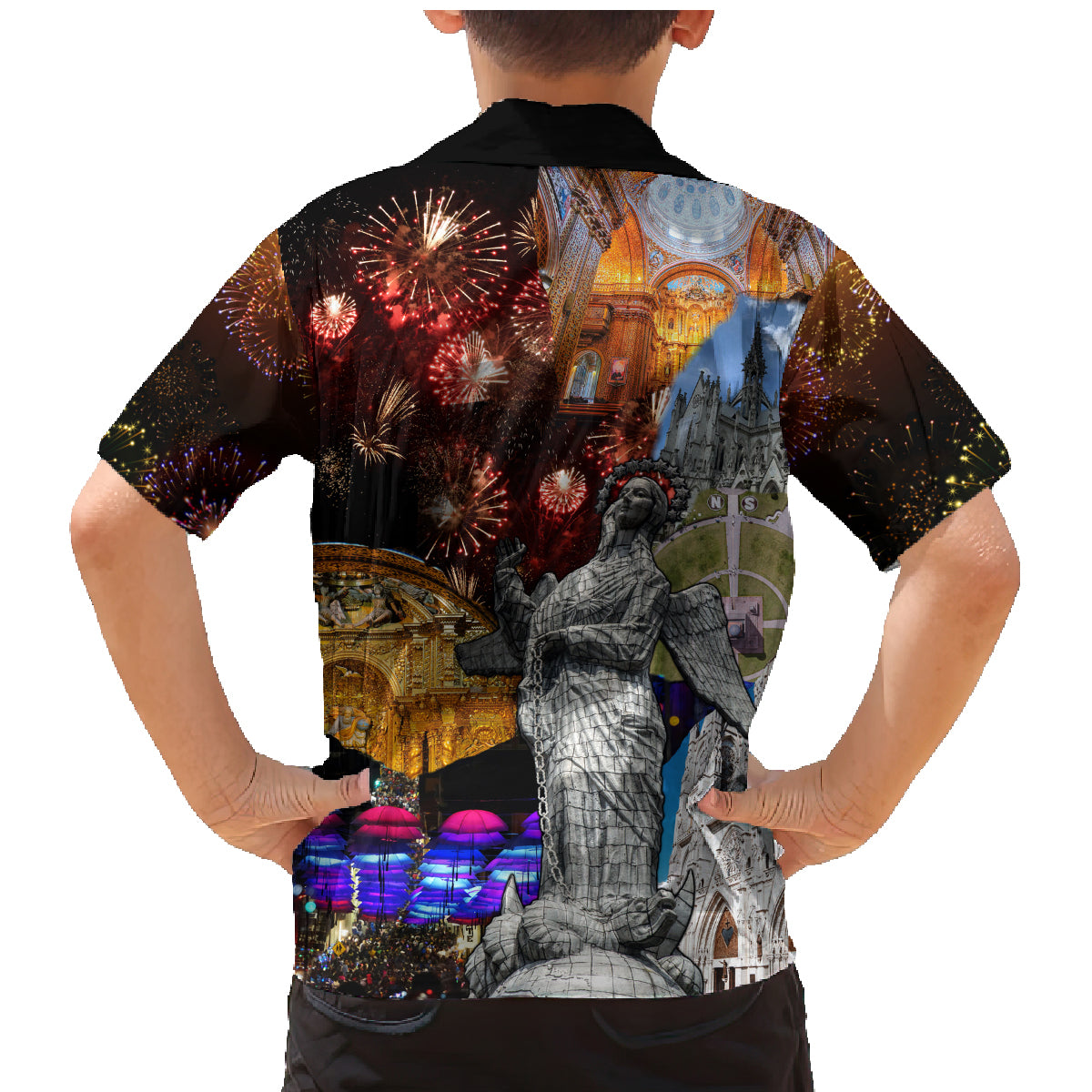 Ecuador Family Matching Mermaid Dress and Hawaiian Shirt Fiestas de Quito 2023 Unique Version - Wonder Print Shop