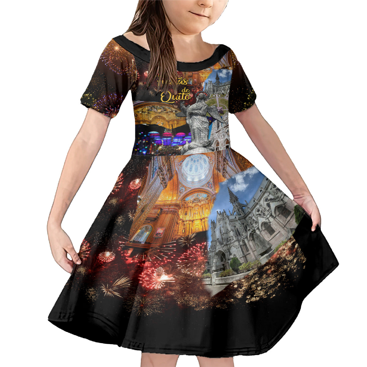 Ecuador Family Matching Mermaid Dress and Hawaiian Shirt Fiestas de Quito 2023 Unique Version - Wonder Print Shop