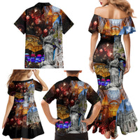 Ecuador Family Matching Mermaid Dress and Hawaiian Shirt Fiestas de Quito 2023 Unique Version - Wonder Print Shop