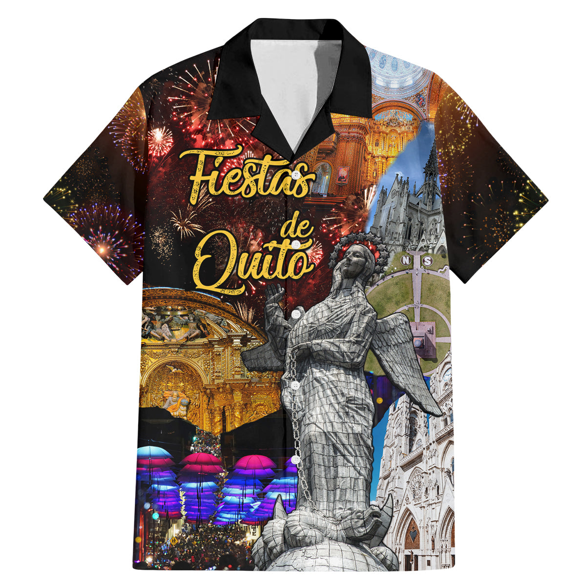 Ecuador Family Matching Mermaid Dress and Hawaiian Shirt Fiestas de Quito 2023 Unique Version - Wonder Print Shop