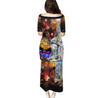 Ecuador Family Matching Puletasi Dress and Hawaiian Shirt Fiestas de Quito 2023 Unique Version - Wonder Print Shop