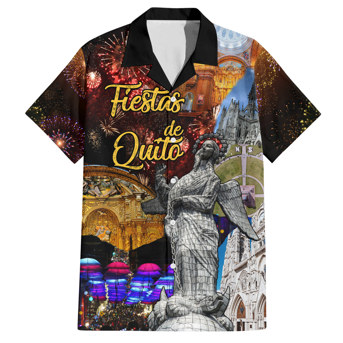 Ecuador Hawaiian Shirt Fiestas de Quito 2023 Unique Version - Wonder Print Shop