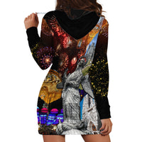 Ecuador Hoodie Dress Fiestas de Quito 2023 Unique Version - Wonder Print Shop