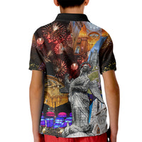Ecuador Kid Polo Shirt Fiestas de Quito 2023 Unique Version - Wonder Print Shop