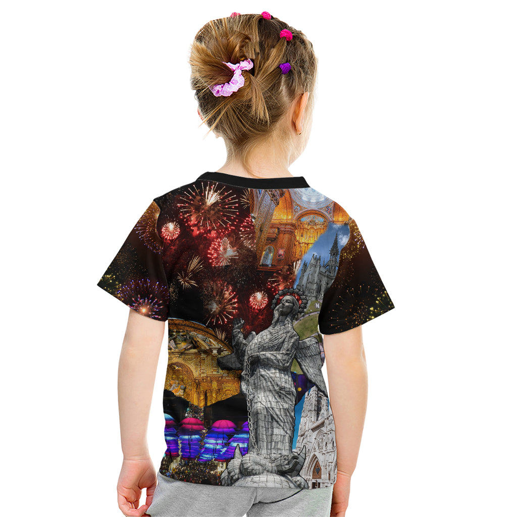 Ecuador Kid T Shirt Fiestas de Quito 2023 Unique Version - Wonder Print Shop