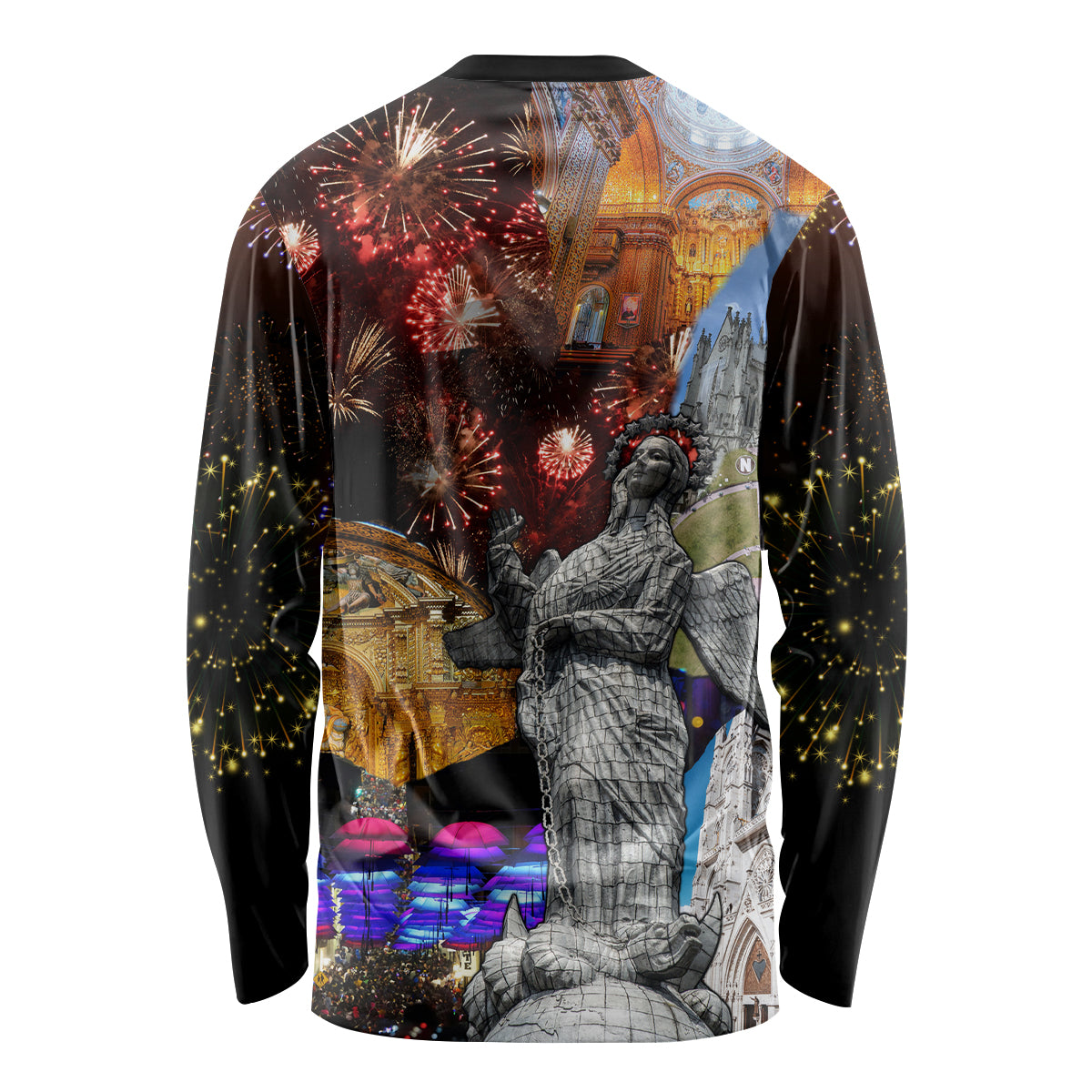 Ecuador Long Sleeve Shirt Fiestas de Quito 2023 Unique Version - Wonder Print Shop