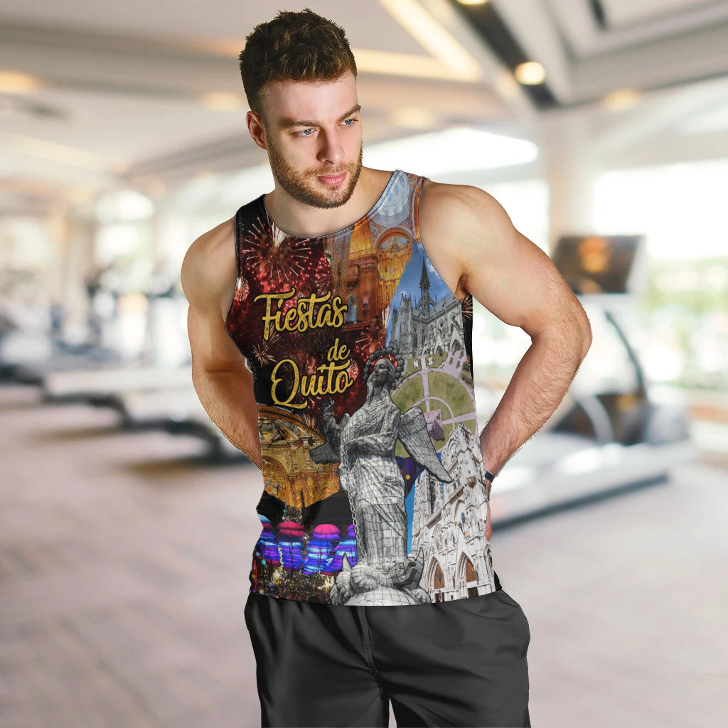 Ecuador Men Tank Top Fiestas de Quito 2023 Unique Version - Wonder Print Shop
