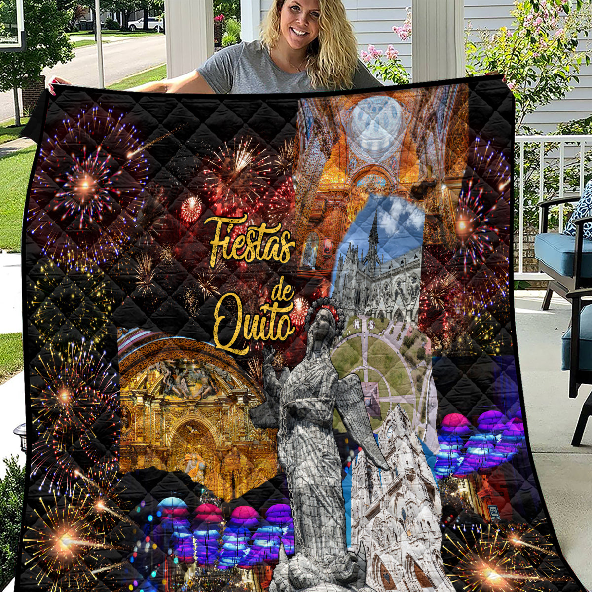 Ecuador Quilt Fiestas de Quito 2023 Unique Version - Wonder Print Shop
