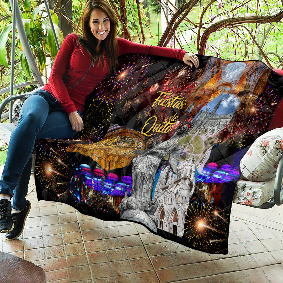 Ecuador Quilt Fiestas de Quito 2023 Unique Version - Wonder Print Shop
