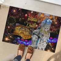 Ecuador Rubber Doormat Fiestas de Quito 2023 Unique Version - Wonder Print Shop