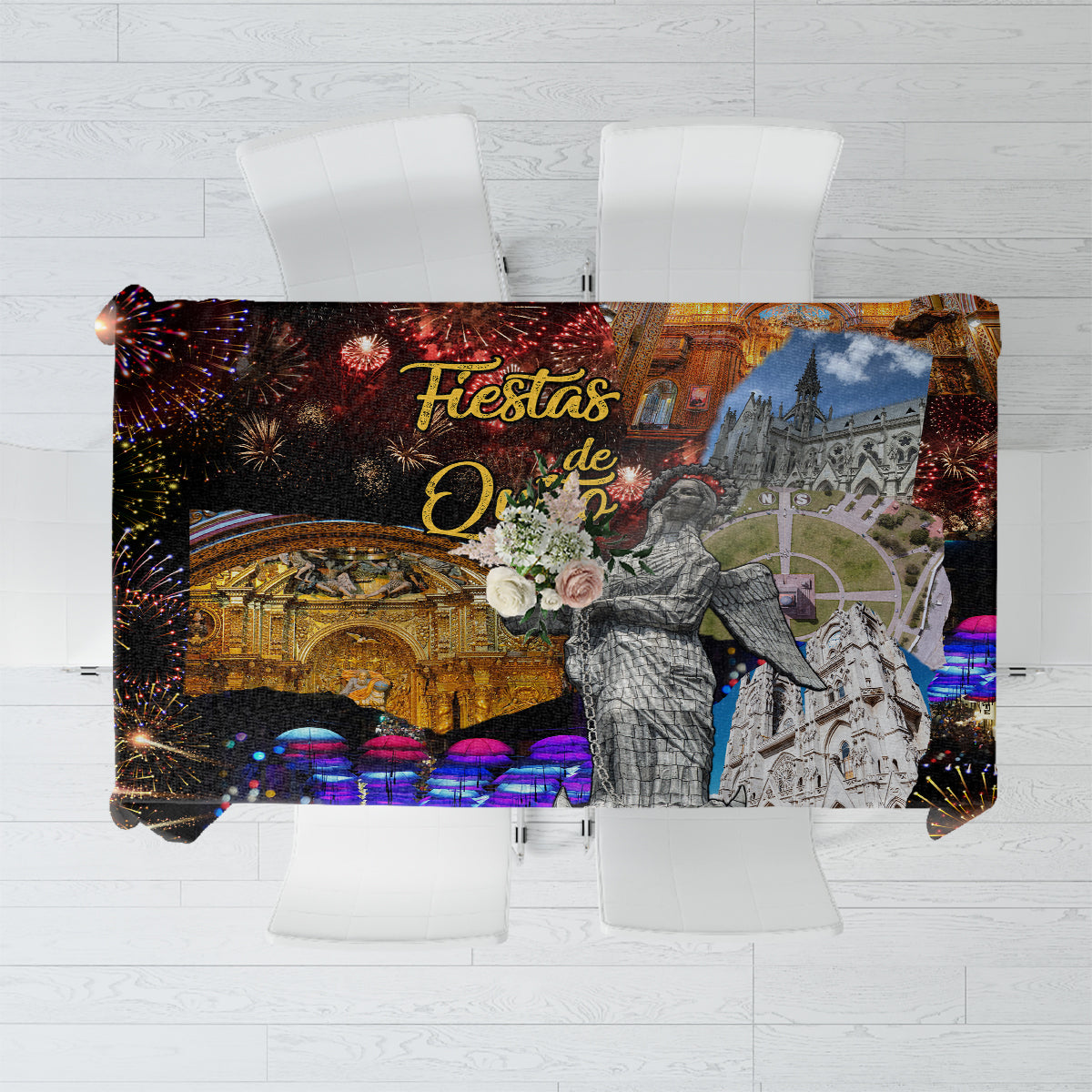 Ecuador Tablecloth Fiestas de Quito 2023 Unique Version - Wonder Print Shop