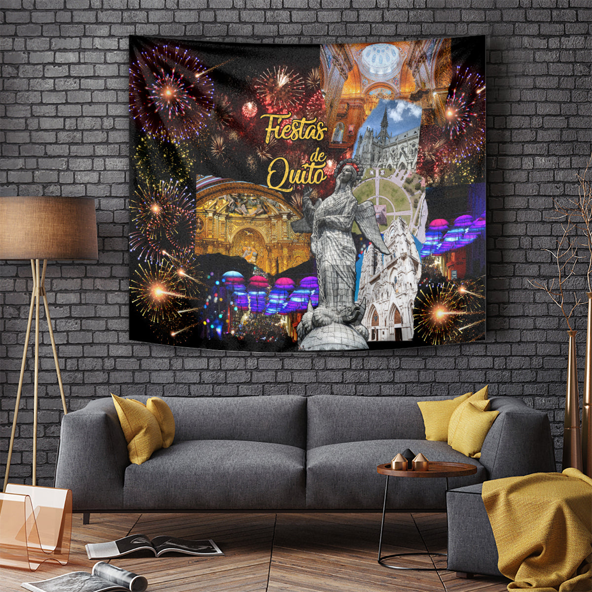 Ecuador Tapestry Fiestas de Quito 2023 Unique Version - Wonder Print Shop