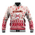 Custom Alabama Christmas Baseball Jacket Santa Claus Xmas Pattern - Wonder Print Shop