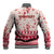 Custom Alabama Christmas Baseball Jacket Santa Claus Xmas Pattern - Wonder Print Shop