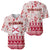 Custom Alabama Christmas Baseball Jersey Santa Claus Xmas Pattern - Wonder Print Shop