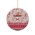 Alabama Christmas Ceramic Ornament Santa Claus Xmas Pattern - Wonder Print Shop