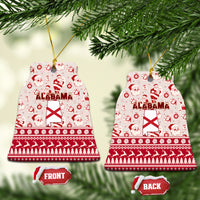 Alabama Christmas Ceramic Ornament Santa Claus Xmas Pattern - Wonder Print Shop