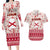 Custom Alabama Christmas Couples Matching Long Sleeve Bodycon Dress and Hawaiian Shirt Santa Claus Xmas Pattern - Wonder Print Shop