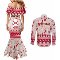custom-alabama-christmas-couples-matching-mermaid-dress-and-long-sleeve-button-shirt-santa-claus-xmas-pattern