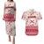Custom Alabama Christmas Couples Matching Puletasi Dress and Hawaiian Shirt Santa Claus Xmas Pattern - Wonder Print Shop