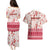 Custom Alabama Christmas Couples Matching Puletasi Dress and Hawaiian Shirt Santa Claus Xmas Pattern - Wonder Print Shop