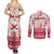 Custom Alabama Christmas Couples Matching Summer Maxi Dress and Long Sleeve Button Shirt Santa Claus Xmas Pattern - Wonder Print Shop
