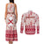 Custom Alabama Christmas Couples Matching Tank Maxi Dress and Long Sleeve Button Shirt Santa Claus Xmas Pattern - Wonder Print Shop