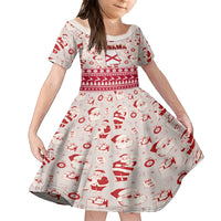 Custom Alabama Christmas Family Matching Long Sleeve Bodycon Dress and Hawaiian Shirt Santa Claus Xmas Pattern - Wonder Print Shop