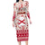 Custom Alabama Christmas Family Matching Long Sleeve Bodycon Dress and Hawaiian Shirt Santa Claus Xmas Pattern - Wonder Print Shop