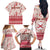 Custom Alabama Christmas Family Matching Off Shoulder Long Sleeve Dress and Hawaiian Shirt Santa Claus Xmas Pattern - Wonder Print Shop