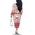 Custom Alabama Christmas Family Matching Off Shoulder Long Sleeve Dress and Hawaiian Shirt Santa Claus Xmas Pattern - Wonder Print Shop