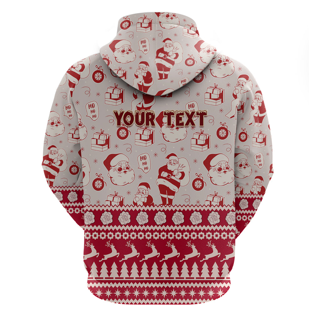Custom Alabama Christmas Hoodie Santa Claus Xmas Pattern - Wonder Print Shop