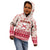 Custom Alabama Christmas Kid Hoodie Santa Claus Xmas Pattern - Wonder Print Shop