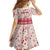 Custom Alabama Christmas Kid Short Sleeve Dress Santa Claus Xmas Pattern - Wonder Print Shop