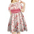 Custom Alabama Christmas Kid Short Sleeve Dress Santa Claus Xmas Pattern - Wonder Print Shop