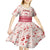 Custom Alabama Christmas Kid Short Sleeve Dress Santa Claus Xmas Pattern - Wonder Print Shop