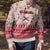 Custom Alabama Christmas Ugly Christmas Sweater Santa Claus Xmas Pattern - Wonder Print Shop