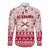 Custom Alabama Christmas Long Sleeve Button Shirt Santa Claus Xmas Pattern - Wonder Print Shop