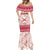 Custom Alabama Christmas Mermaid Dress Santa Claus Xmas Pattern - Wonder Print Shop