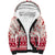 Custom Alabama Christmas Sherpa Hoodie Santa Claus Xmas Pattern - Wonder Print Shop