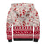 Custom Alabama Christmas Sherpa Hoodie Santa Claus Xmas Pattern - Wonder Print Shop