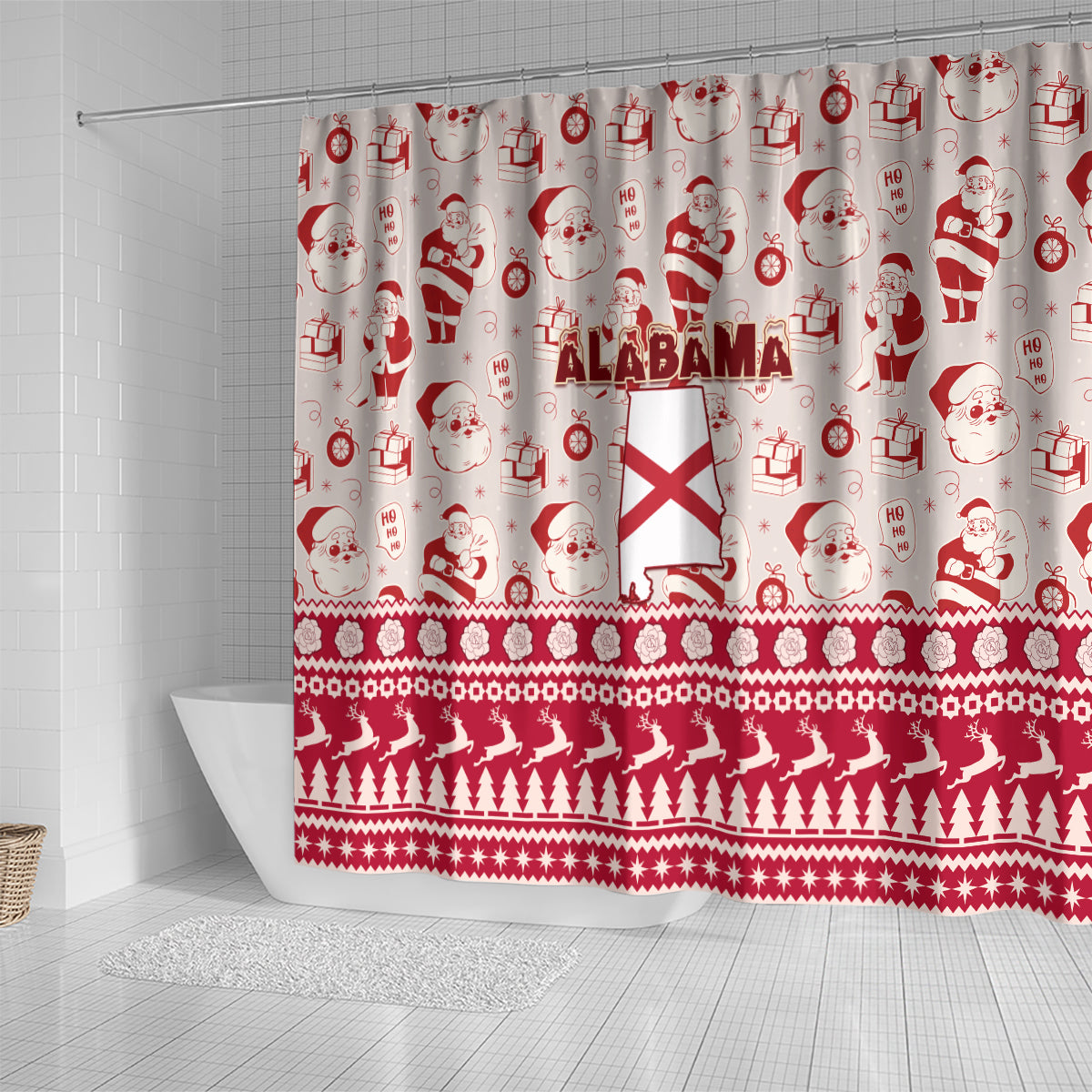 custom-alabama-christmas-shower-curtain-santa-claus-xmas-pattern