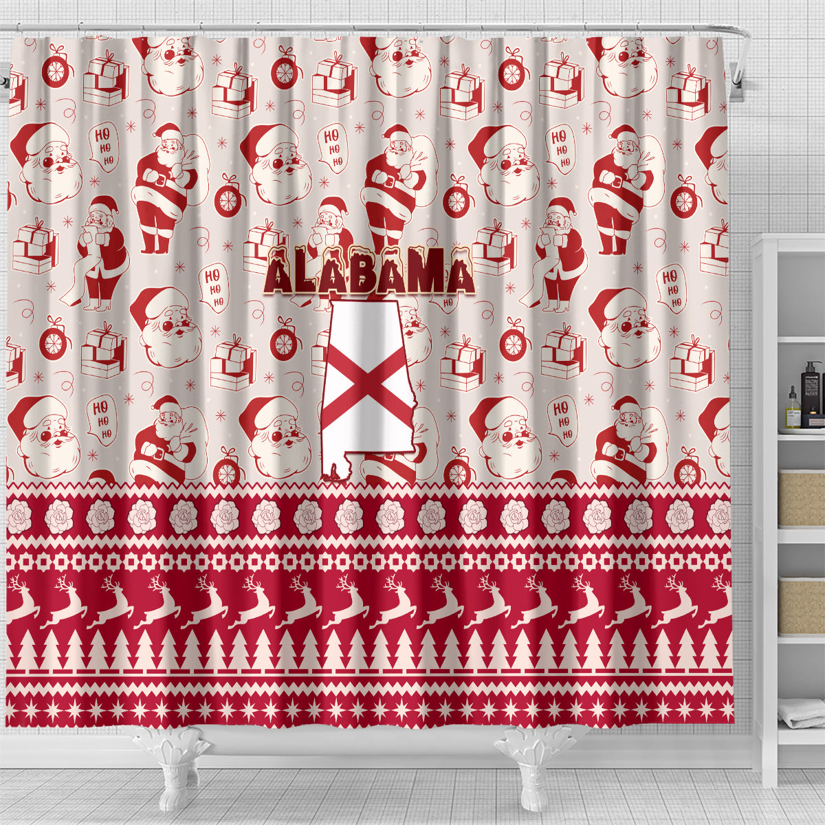 custom-alabama-christmas-shower-curtain-santa-claus-xmas-pattern