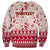 Custom Alabama Christmas Sweatshirt Santa Claus Xmas Pattern - Wonder Print Shop