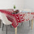 Custom Alabama Christmas Tablecloth Santa Claus Xmas Pattern - Wonder Print Shop