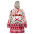 Custom Alabama Christmas Wearable Blanket Hoodie Santa Claus Xmas Pattern - Wonder Print Shop