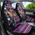 Custom Texas Christmas Car Seat Cover Cowboy With Santa Claus In Space - Wonder Print Shop