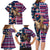 Custom Texas Christmas Family Matching Long Sleeve Bodycon Dress and Hawaiian Shirt Cowboy With Santa Claus In Space - Wonder Print Shop